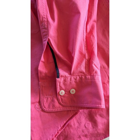 NWT Strellson Swiss Cross Men Shirt Pink Cotton Button Down Long Sleeve Size XL - Picture 5 of 12